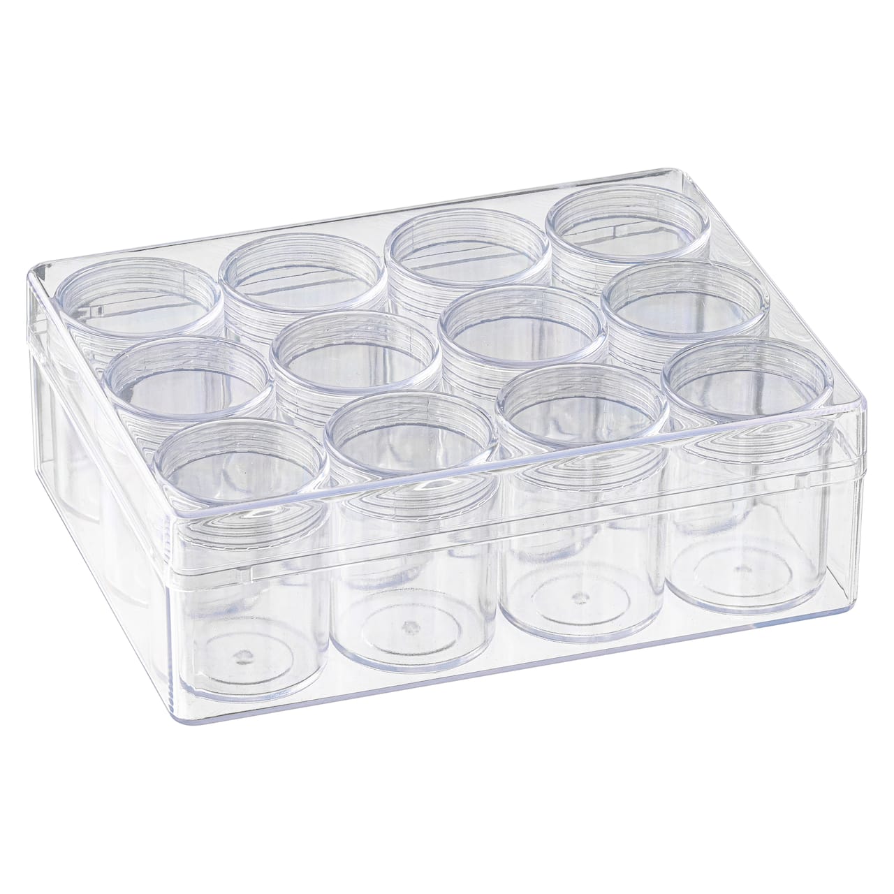 12 Pack: 12 Jar Bead Organizer by Bead Landing™